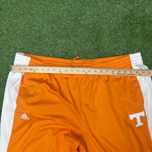 Tennessee Vols Orange Adidas Track Pants 3 Stripe ZIP LEG VINTAGE Size 3XL - Picture 6 of 7